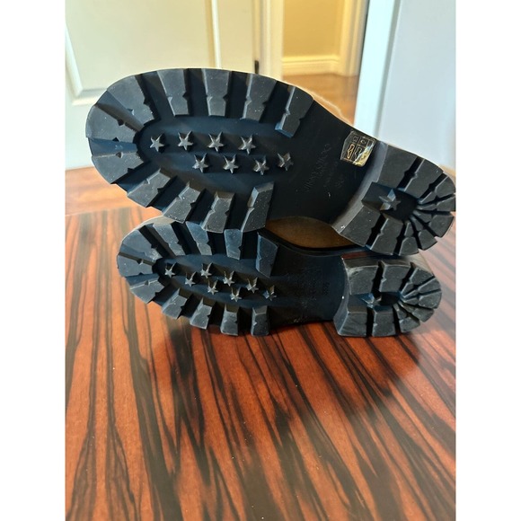 Jimmy Choo Tan Ankle Boots with Fur Trim - Picture 7 of 8